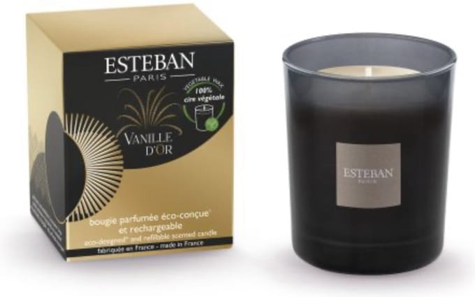 Esteban Classic Vanille d’Or Geurkaars 180gr-navulbaar