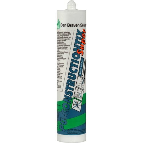 Zwaluw Den Braven 200641 PU-Constructiontix Super Constructielijm - Transparant - 310ml