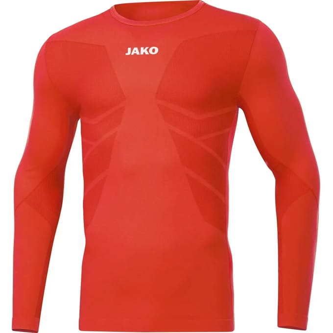 Jako Comfort 2.0 Longsleeve Heren - Flame | Maat: M