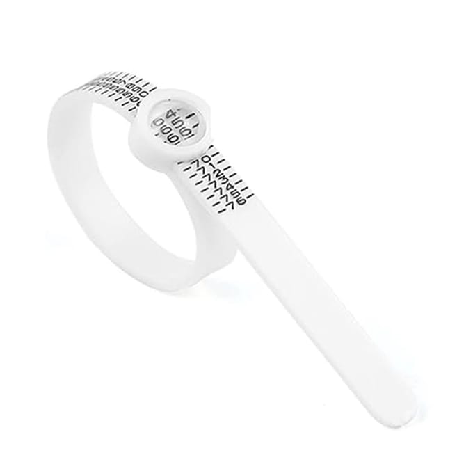 Matthew Studio® Ringmaat Meter - Ringmaat Opmeten - Ringmeter met Vergrootglas - Verstelbaar - Universeel