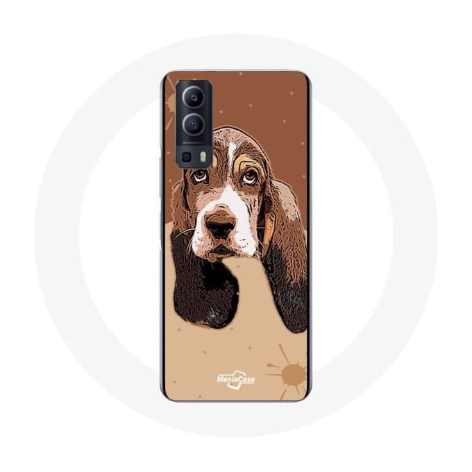 Case Vivo Y72 Basset Hound hondengezicht