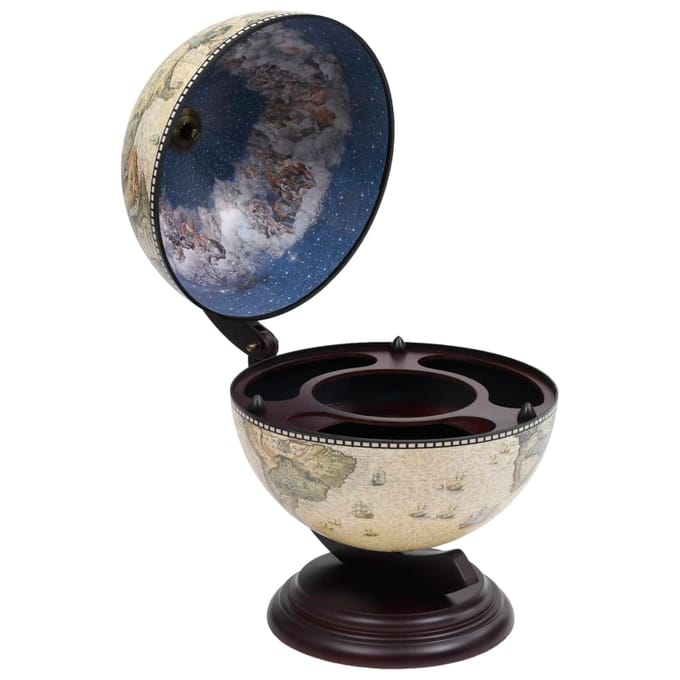 vidaXL - Globebar - tafelmodel - eucalyptushout - groen