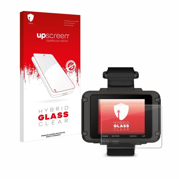 upscreen - Screenprotector voor Garmin Foretrex 801 - Folie Beschermfolie Beschermglas transparant