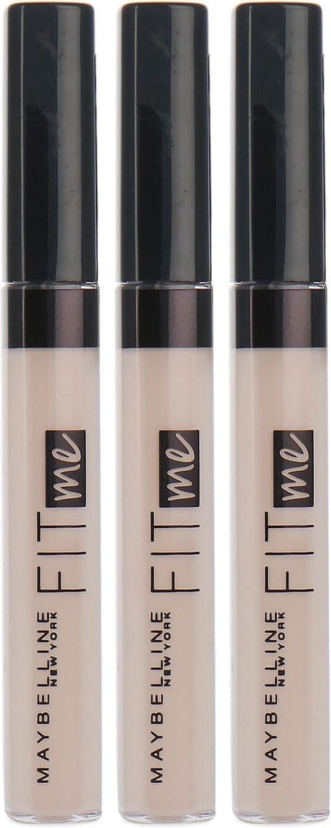 Maybelline Fit Me Concealer - 03 Cool Ivory (3 stuks)