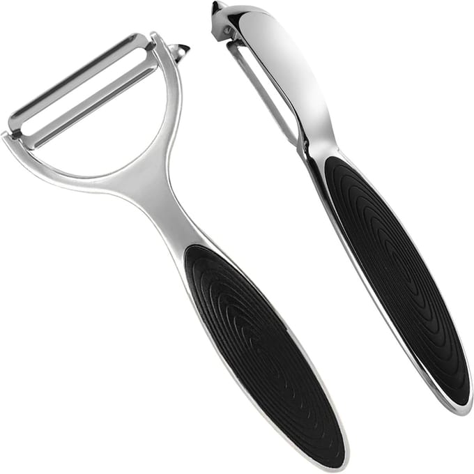 Dunschiller Set - Dunschillers - Dunschiller Aardappel - Aardappelschilmesje - Zilver