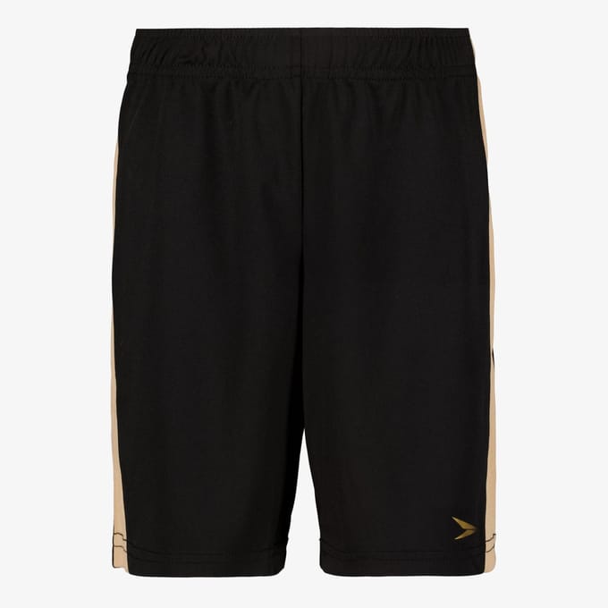 Dutchy kinder voetbalshort zwart beige - Maat 152