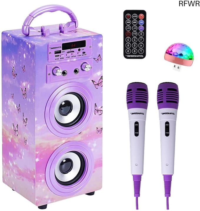 RFWR® Karaoke Set met Microfoon en Draadloze Bluetooth Luidspreker voor Kinderen