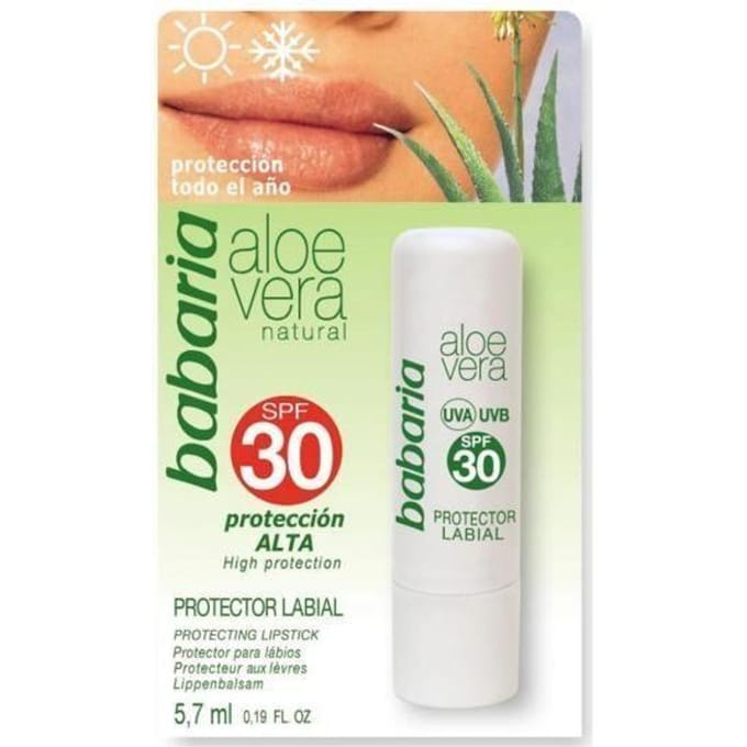 BABARIA ALOE VERA LIP PROTECTOR 5.7ML - Zonverzorging
