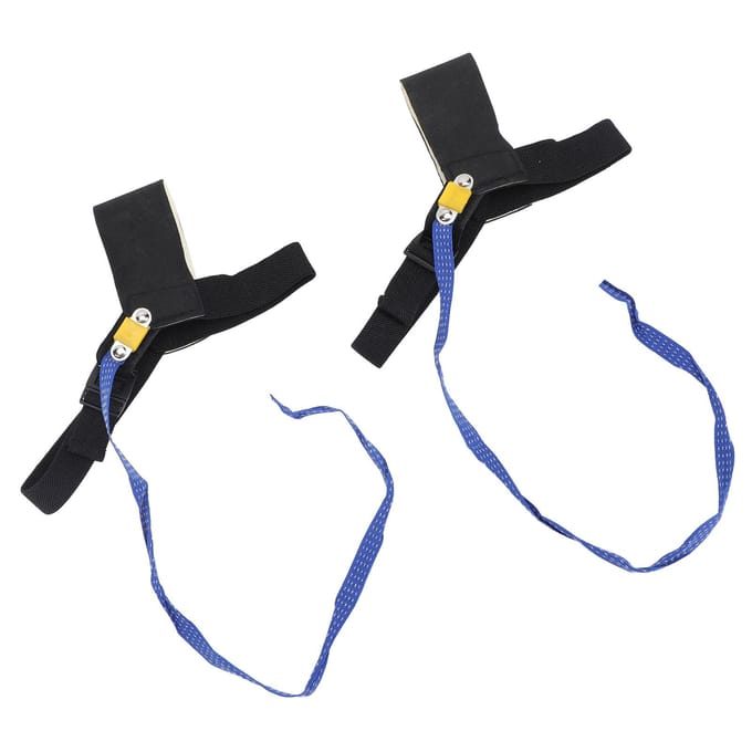 2 stuks antistatische enkel- en hielbandjes beschermen elektronica tegen statische elektriciteit. Verstelbare voetband. black