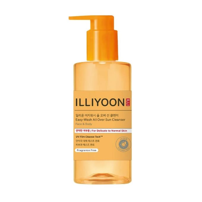 [ILLIYOON] Gemakkelijk Afwasbare All Over Zon Reiniger 200ml orange