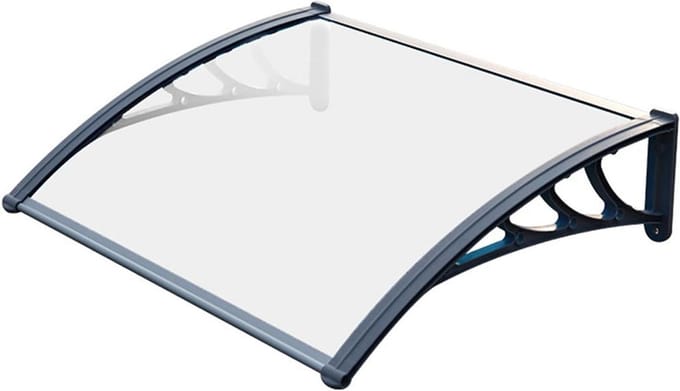 Weerbestendige Deurluifel - Ingangs Overkapping - Bescherming Buiten - Polycarbonaat Paneel - 60 x 150 cm - Transparant