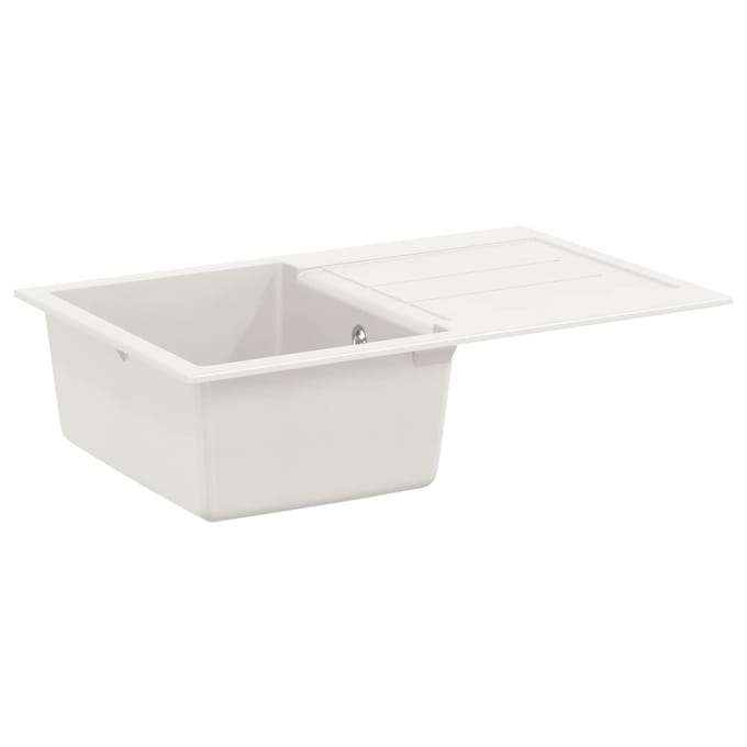 vidaXL - Wasbak - Wit - 780 - x - 500 - mm - 80% - Kwarts - en - 20% - Hars