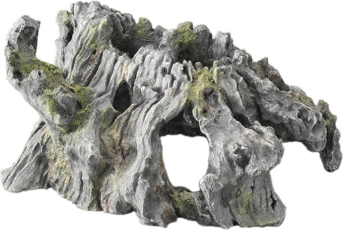 Aqua Della Aquarium decoratie Driftwood - Grijs - 24,5cm