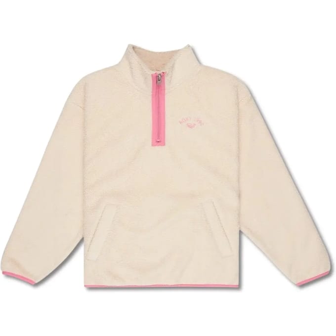 Meisjesfleece met halve rits Roxy Lucky