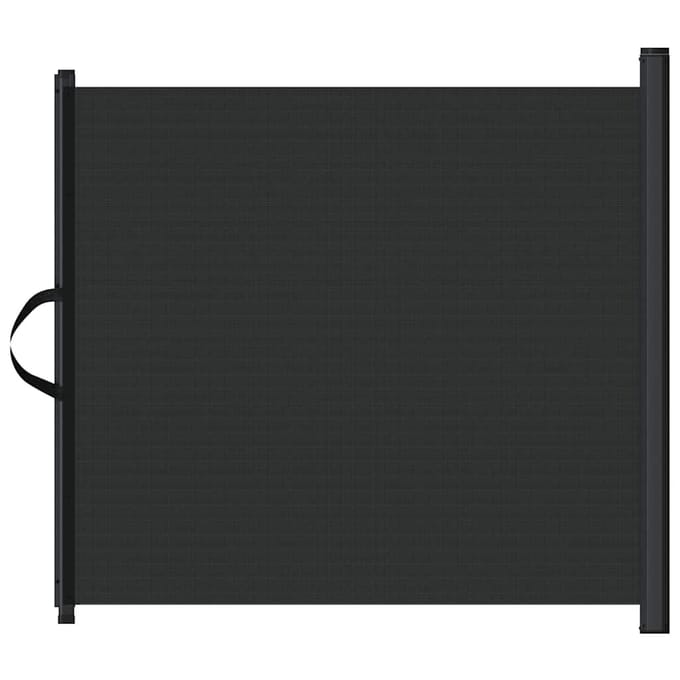 Barrière pour animaux extensible noire 82,5 x 125 cm