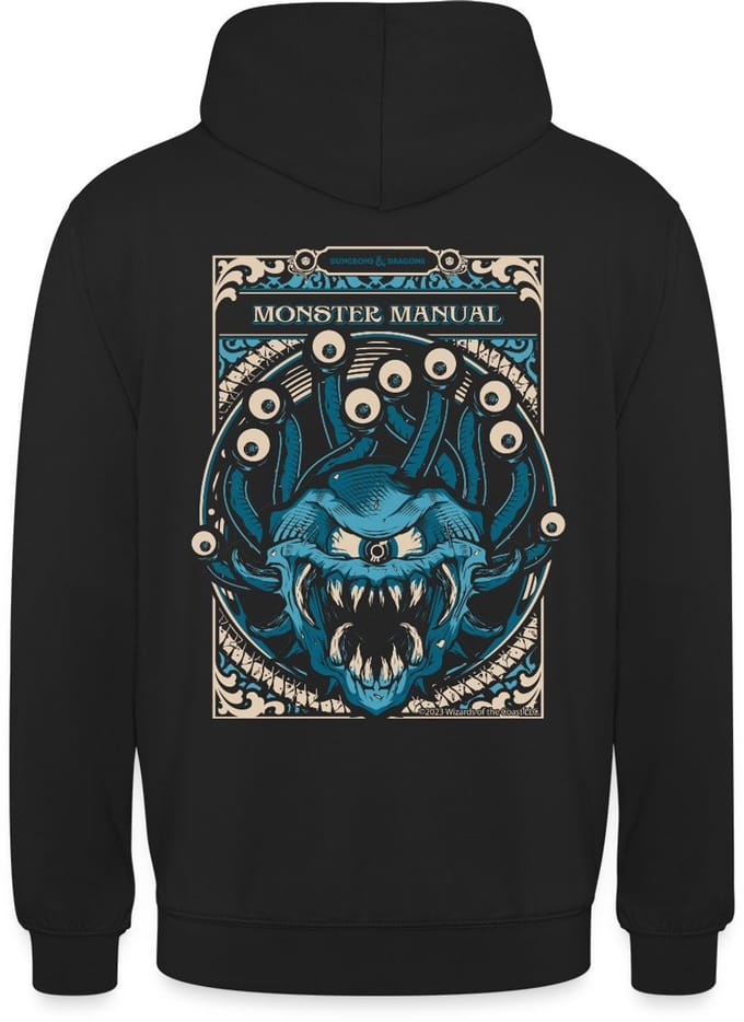Dungeons And Dragons Monster Manual Met Beholder Hoodie Unisex