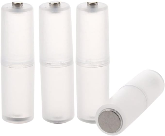 Batterij Adapters - AAA naar AA - Apparaten Aandrijven - Set van 4 stuks - Standaard Formaat