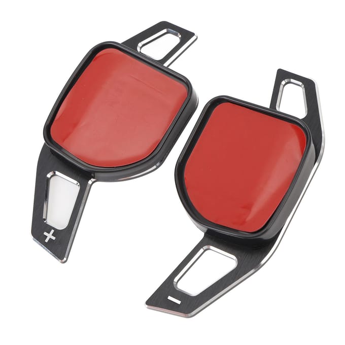 Extension de palettes au volant en aluminium noir pour RS3 S4 brown