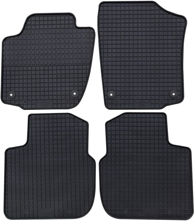Rubbermatten Skoda Rapid / Skoda Rapid Spaceback 2012-2019 (complete set) - Petex