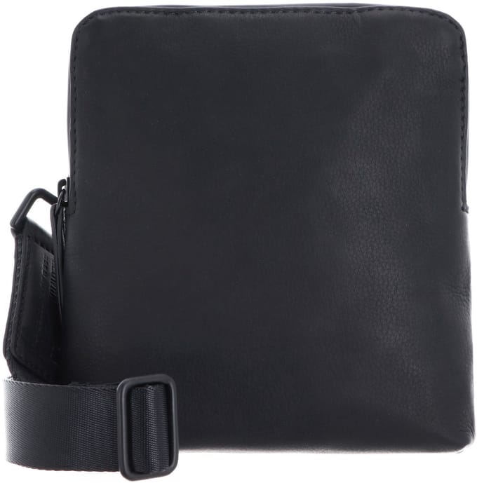 Leonhard Heyden Schoudertas Heren - Crossbodytas - Den Haag - Leer - Zwart
