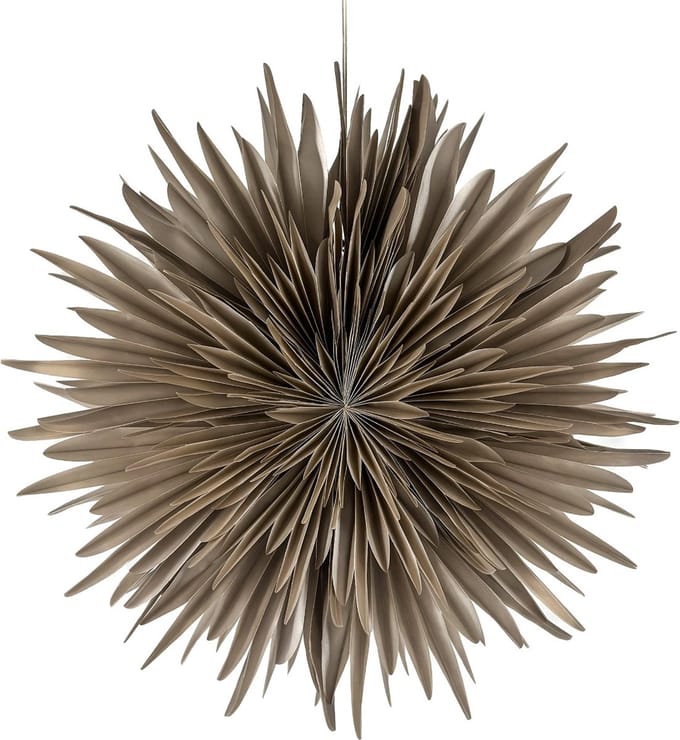 Grote Kerstster Snow Taupe met Verlichting – 64 cm – HomeBound