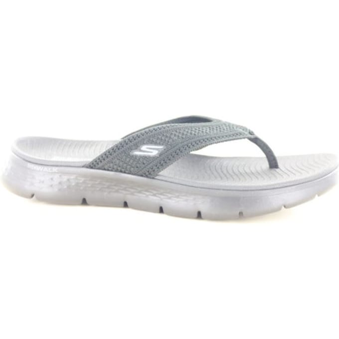 Skechers Go Walk Flex Sandaal - Holly, Dames zwarte teenslippers 38 zwart