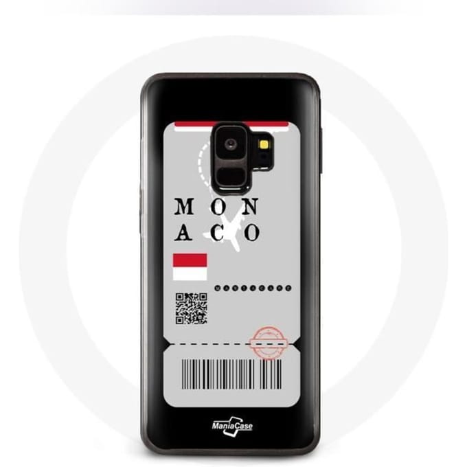 Hoesje voor Samsung Galaxy S9 Monaco vliegticket