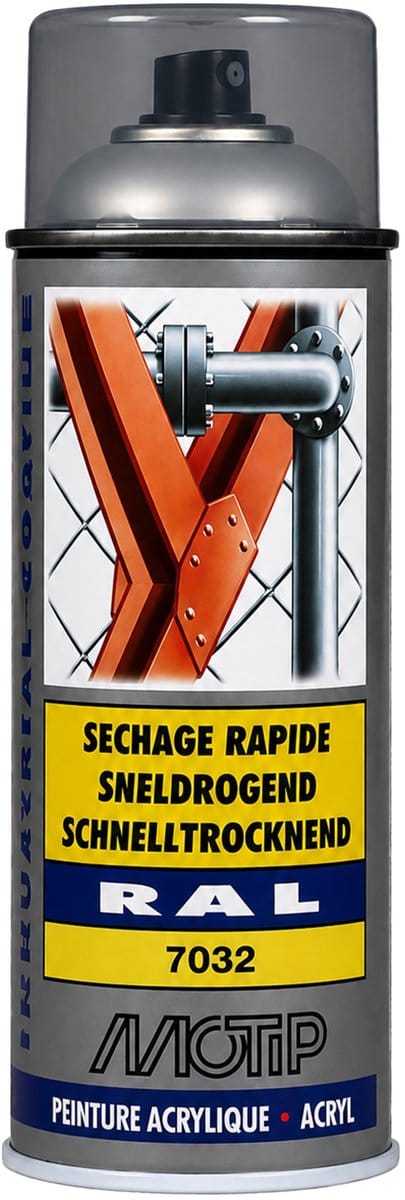 MoTip Industrial RAL7032 spuitbus 400ml