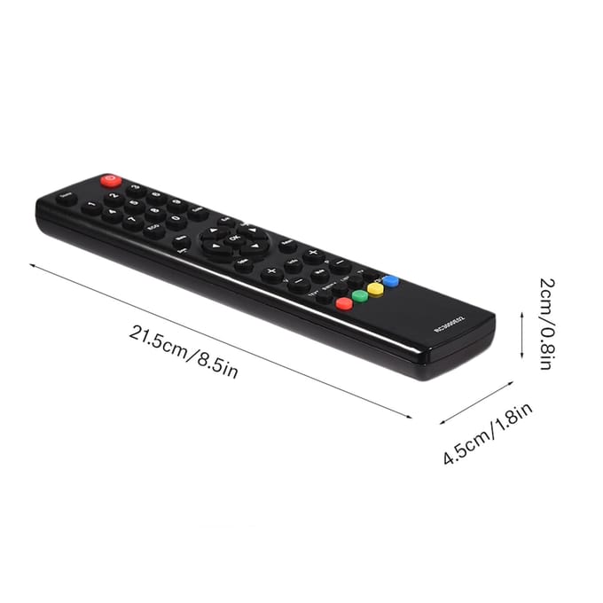 Télécommande de remplacement noire pour téléviseur TCL RC3000E02 black
