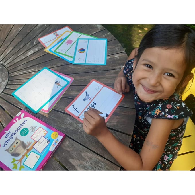 Letterplons abc schrijfkaarten Bordspellen Educatieve boeken (spelletjes en raadsels)