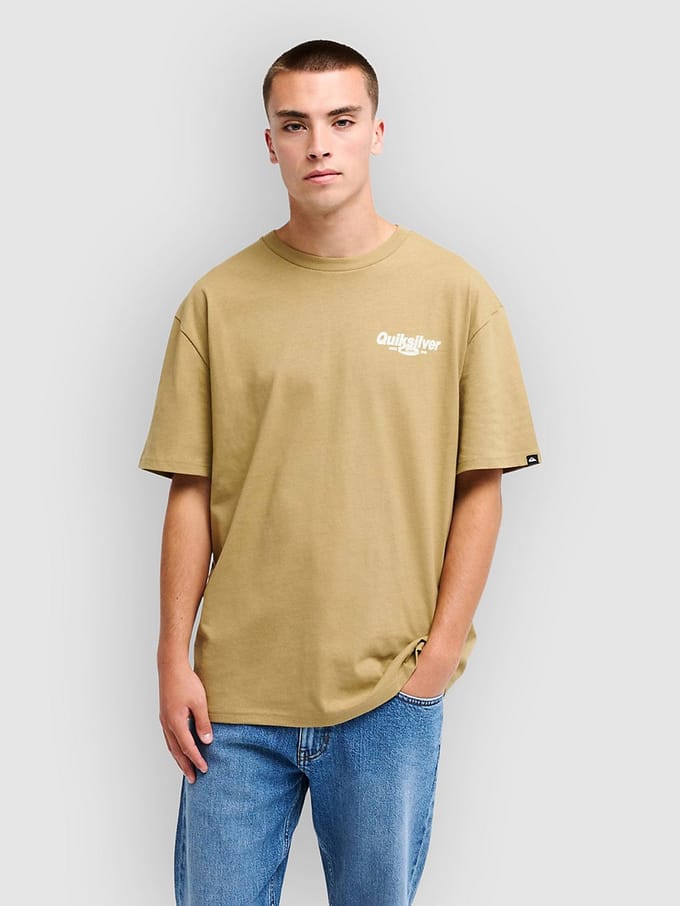 Quiksilver Deep House T-shirt Met Korte Mouwen Geel L Man