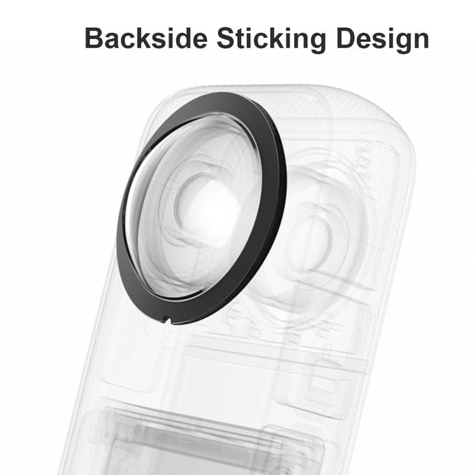 2 stuks panoramische cameralensbeschermers lensbeschermhoes lensbeschermer compatibel met Insta360 X3 camera transparant