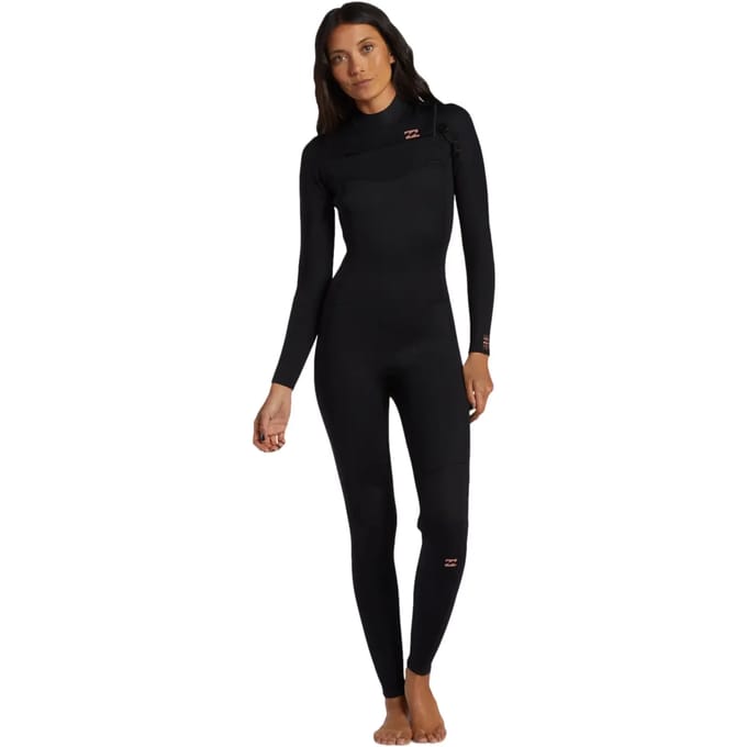 2025 Billabong Dames Foil 4/3mm Borst Ritssluiting Wetsuit