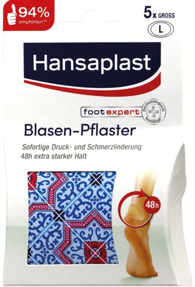 Hansaplast Blarenpleisters voor Hielen – Extra Bescherming – 5 stuks