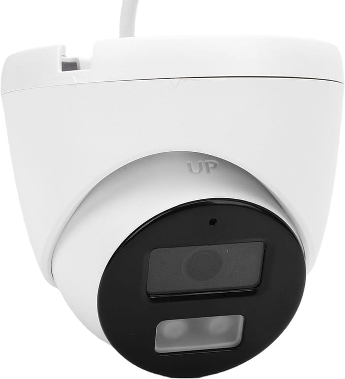 Dome Beveiligingscamera - IP Camera - Woningbeveiliging Bewaking - Groothoeklens PoE - 5MP Resolutie - Wit