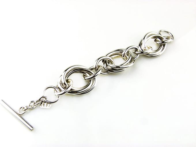 armband in brons model Chicobella - zilverkleurig