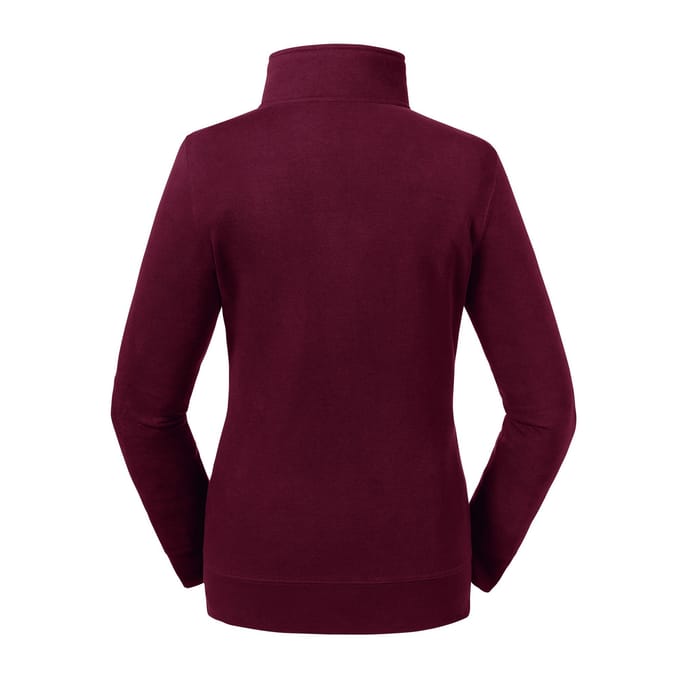Russell Dames/dames Authentieke Sweat Jacket (Bourgondië)