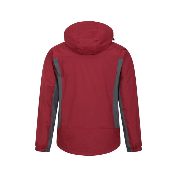 Mountain Warehouse Heren Thunderstorm 3 in 1 Waterdichte Jas (Rood)
