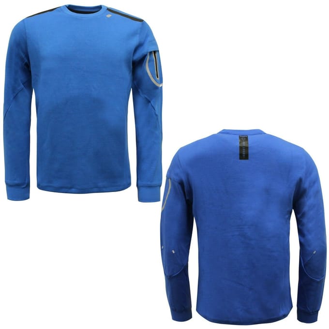 Diadora Sportswear Heren Blauwe Trui