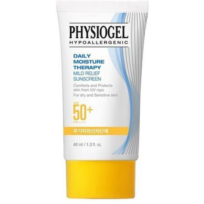[PHYSIOGEL] Daily Moisture Therapy Milde Verzachtende Zonnebrandcrème SPF 50+ PA++++ 40ml white