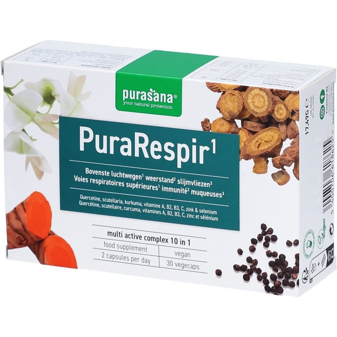 Purasana Purarespir 30 Vegetarische capsules