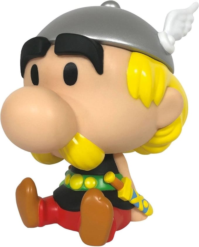 Plastoy - Asterix & Obelix Chibi Asterix Spaarpot - 12 cm