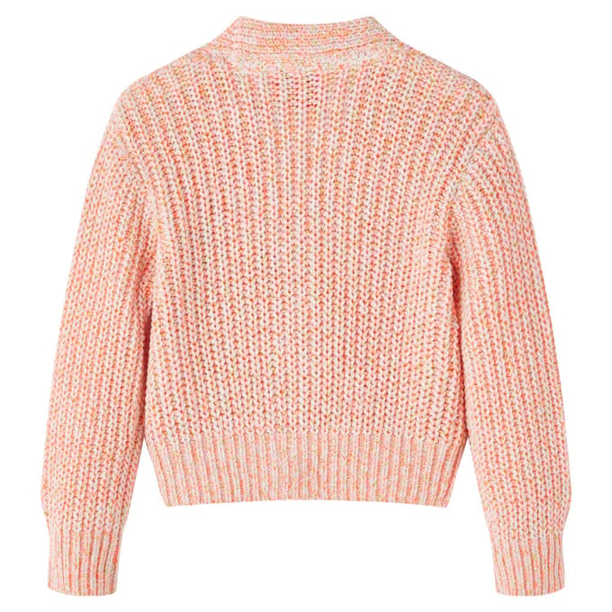 vidaXL - Kindervest - gebreid - 104 - gemengd - roze