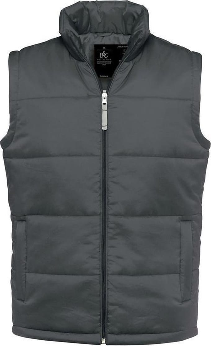 B&C Heren bodywarmer Xl Donkergrijs
