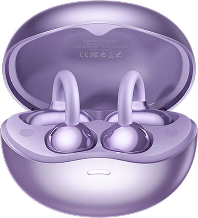 Remax Cozy Buds W29 - Bluetooth oortjes - Oorclip - Paars