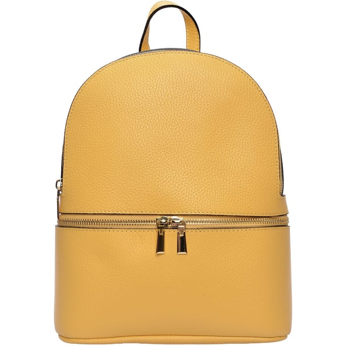 Isabella Rhea Geel Rundleer Tas