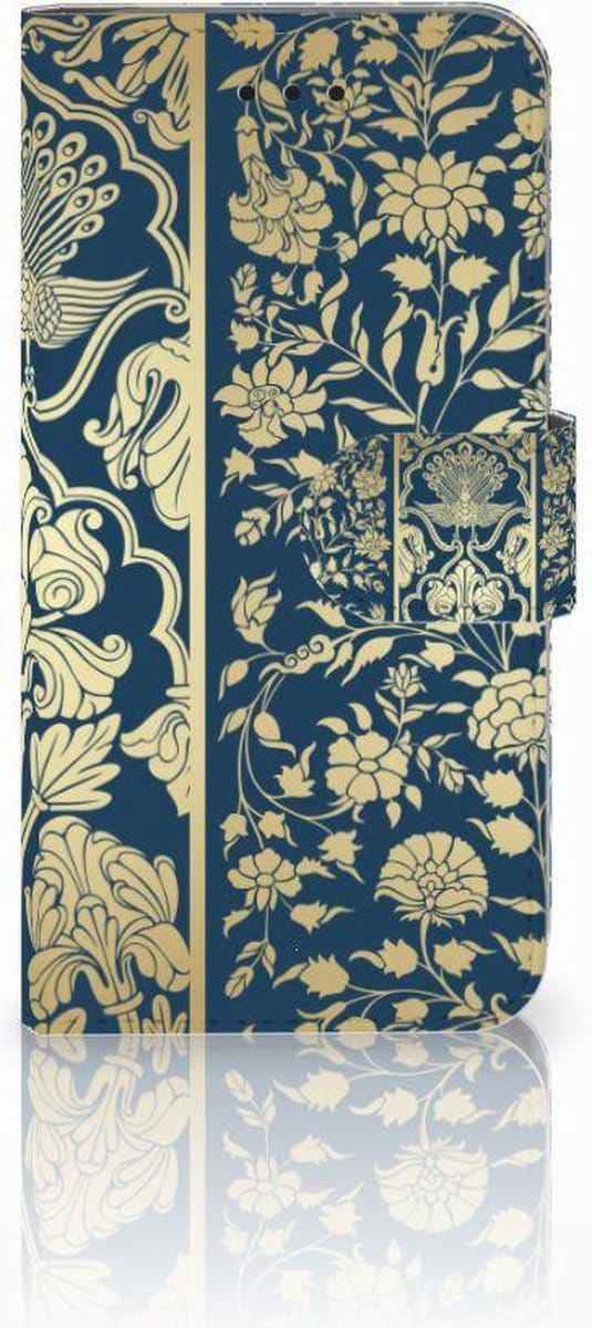 Apple iPhone X | Xs Hoesje Beige Flowers