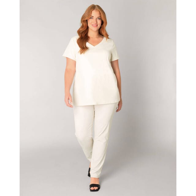 BASE LEVEL CURVY Lilly Tops - Sand - maat 0(46)