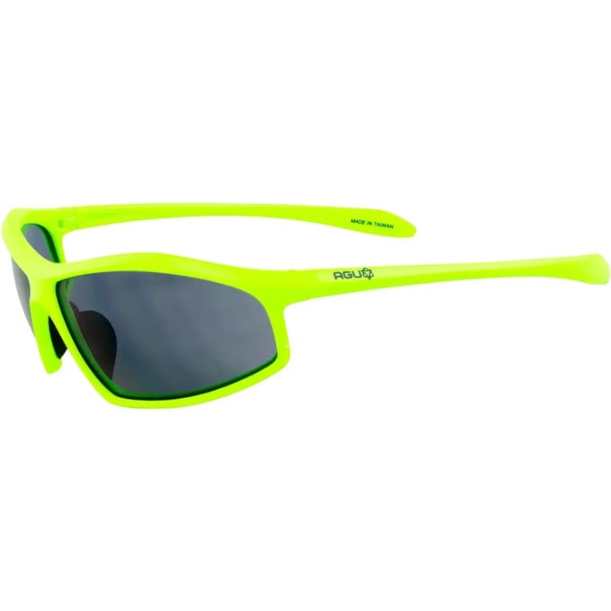 AGU Masuto - Sportbril - Fietsbril - UV400 - Geel - Grilamid TR90 frame - Flexibele neusvleugels - Unisex