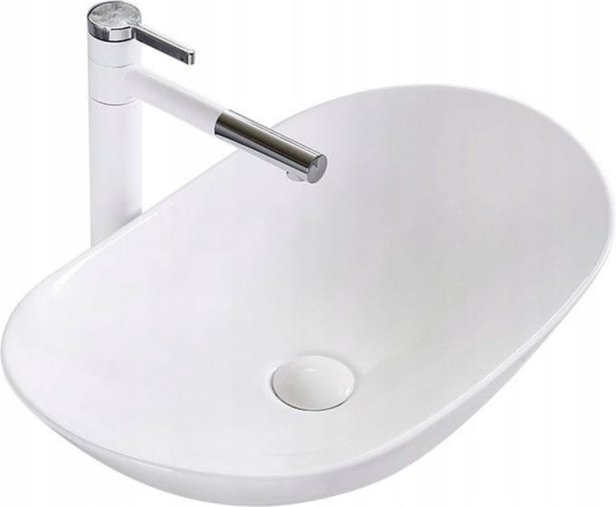 Rea Royal 60 Opzetwastafel Wit 62x36 cm